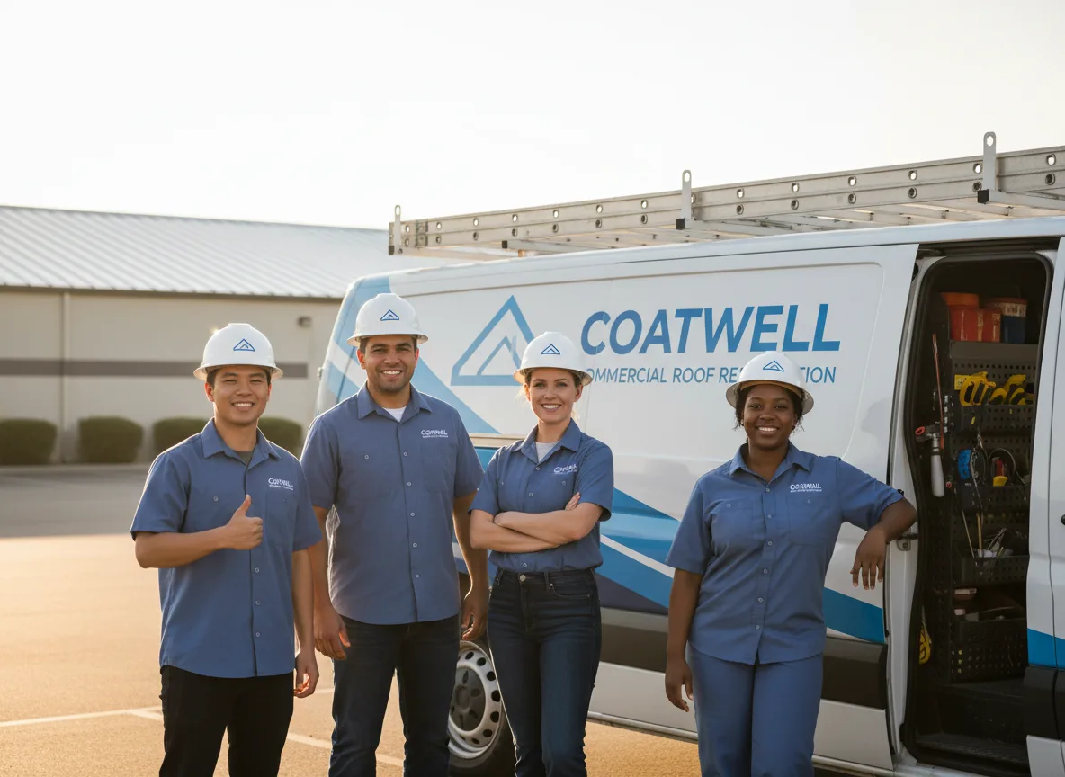 Commercial roof coating company in Stacy, NC